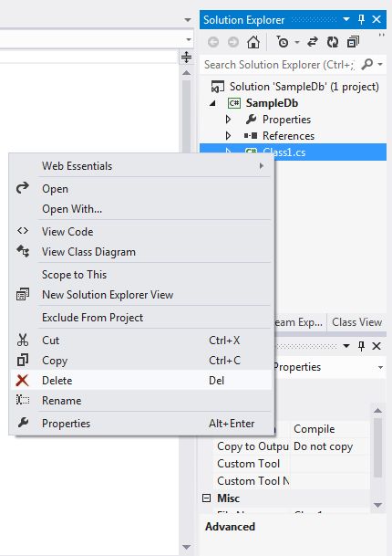 delete the class file